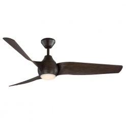 Home Decorators Collection Kayden DC 60 in. White Color Changing Integrated LED Indoor/Outdoor Dark Oak Ceiling Fan with Light Kit and Remote -Home Decorators Soldes dark oak home decorators collection ceiling fans with lights 52060 1f 1000