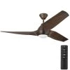 Home Decorators Collection Kayden DC 60 in. White Color Changing Integrated LED Indoor/Outdoor Dark Oak Ceiling Fan with Light Kit and Remote -Home Decorators Soldes dark oak home decorators collection ceiling fans with lights 52060 64 1000