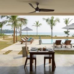 Home Decorators Collection Kayden DC 60 in. White Color Changing Integrated LED Indoor/Outdoor Dark Oak Ceiling Fan with Light Kit and Remote -Home Decorators Soldes dark oak home decorators collection ceiling fans with lights 52060 76 1000