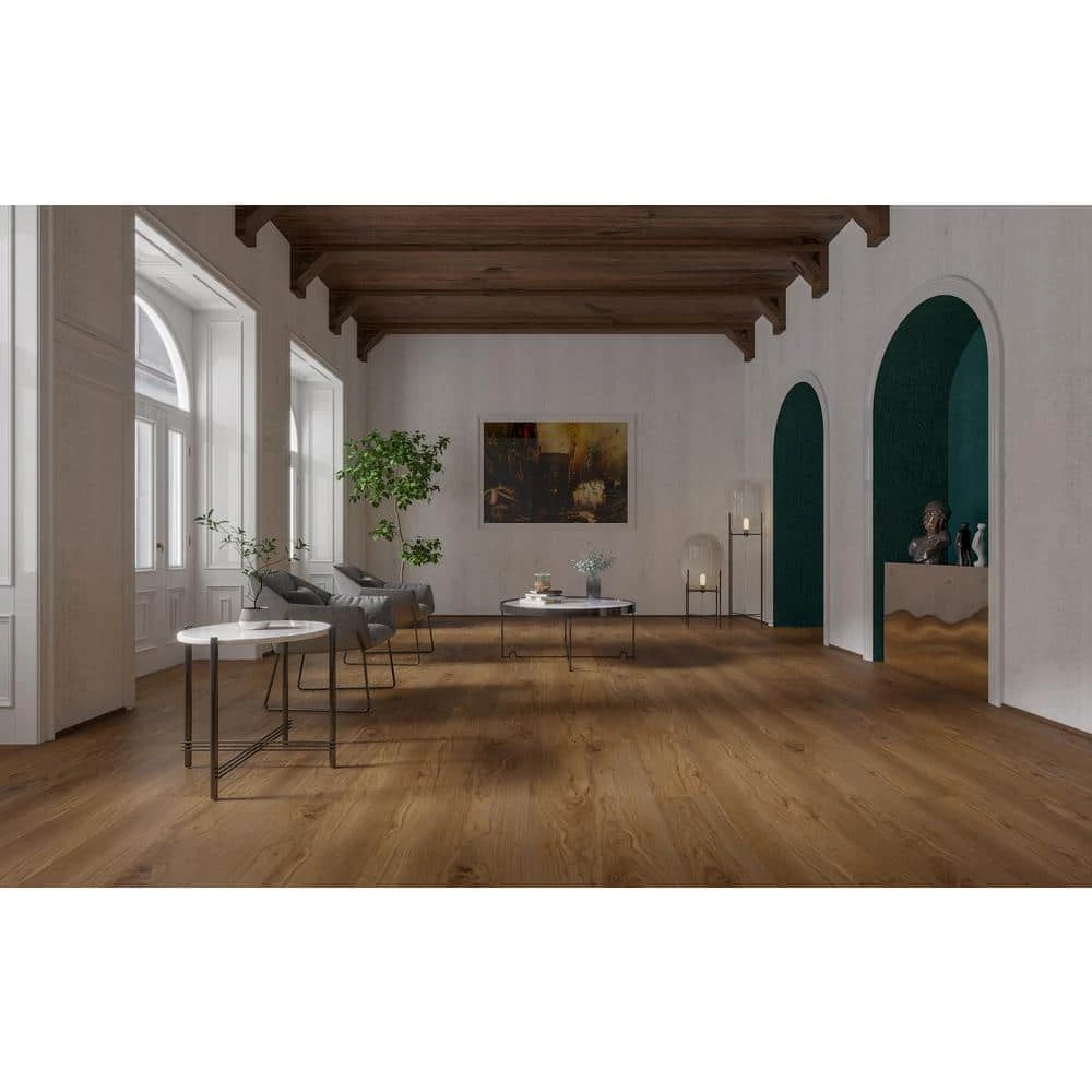 Home Decorators Collection Dewitt Walnut 7.20 in. W x 42 in. L SPC Waterproof Vinyl Plank Flooring (25.20 sq. ft./Case) 6 Home Decorators Collection Dewitt Walnut 7.20 in. W x 42 in. L SPC Waterproof Vinyl Plank Flooring (25.20 sq. ft./Case) - Image 4