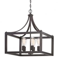 Home Decorators Collection Boswell Quarter 20 in. 5-Light Distressed Black Farmhouse Pendant for Kitchen or Entryway -Home Decorators Soldes distressed black home decorators collection chandeliers 7949hdcdbdi 4f 1000