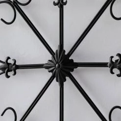 Home Decorators Collection Quatrefoil Medallion Farmhouse Metal and Wood Dimensional Wall Art (26 in. W x 26 in. H) -Home Decorators Soldes distressed finish with black home decorators collection wall sculptures dc21 37023 a0 1000