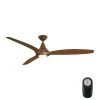 Home Decorators Collection Tidal Breeze 60 in. LED Indoor Distressed Koa Ceiling Fan with Light Kit and Remote Control -Home Decorators Soldes distressed koa home decorators collection ceiling fans with lights 54762 64 1000