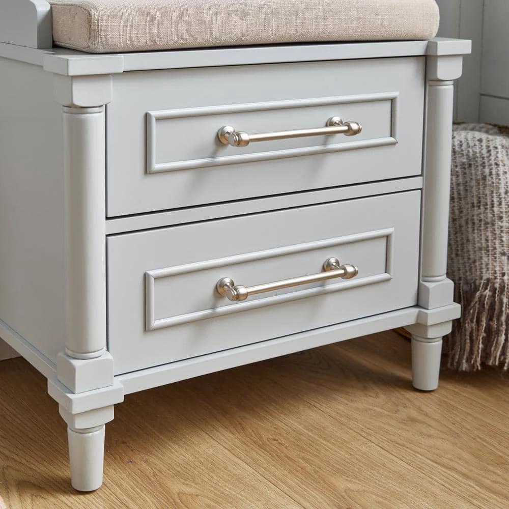 Home Decorators Collection Aberdeen Dove Grey Hall Tree 6 Home Decorators Collection Aberdeen Dove Grey Hall Tree - Image 4