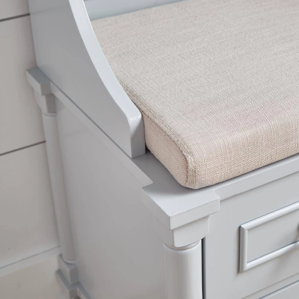 Home Decorators Collection Aberdeen Dove Grey Hall Tree 8 Home Decorators Collection Aberdeen Dove Grey Hall Tree - Image 6