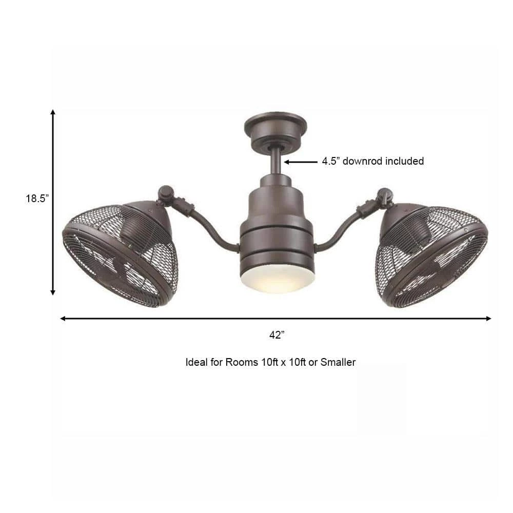 Home Decorators Collection Pendersen 42 in. Integrated LED Indoor/Outdoor Espresso Bronze Ceiling Fan with Light Kit and Remote Control 11 Home Decorators Collection Pendersen 42 in. Integrated LED Indoor/Outdoor Espresso Bronze Ceiling Fan with Light Kit and Remote Control - Image 9