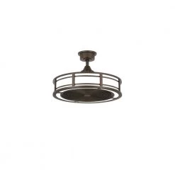 Home Decorators Collection Brette II 23 in. LED Indoor/Outdoor Espresso Bronze Ceiling Fan with Light and Remote Control -Home Decorators Soldes espresso bronze home decorators collection ceiling fans with lights am382b eb 1d 1000