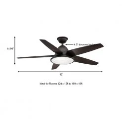 Home Decorators Collection Berwick 52 in. LED Espresso Bronze Ceiling Fan with Light and Remote Control works with Google and Alexa -Home Decorators Soldes espresso bronze home decorators collection ceiling fans with lights am673 eb b a0 1000