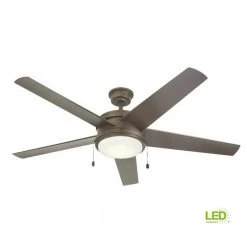Home Decorators Collection Portwood 60 in. LED Outdoor Espresso Bronze Ceiling Fan -Home Decorators Soldes espresso bronze home decorators collection ceiling fans with lights yg528 eb c3 1000
