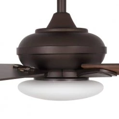 Home Decorators Collection Benson 44 in. LED Espresso Bronze Ceiling Fan with Light and Remote Control -Home Decorators Soldes espresso bronze home decorators collection ceiling fans with lights yg654 eb 1d 1000