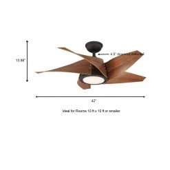 Home Decorators Collection Broughton 42 in. LED Espresso Bronze Ceiling Fan with Remote Control -Home Decorators Soldes espresso bronze home decorators collection ceiling fans with lights yg671 eb a0 1000
