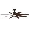 Home Decorators Collection Milbourne 60 in. Integrated LED Indoor Espresso Bronze Ceiling Fan with Light and Remote Control -Home Decorators Soldes espresso bronze home decorators collection ceiling fans with lights yg915 eb 64 1000