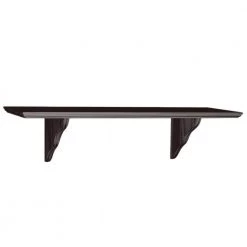 Home Decorators Collection Classic 1-Piece 7.5 in. D x 23 in. L MDF Espresso Shelf Kit