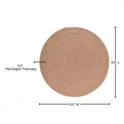 Home Decorators Collection Cicero Evergold 8 ft. x 8 ft. Round Braided Area Rug -Home Decorators Soldes evergold home decorators collection area rugs te89r096x096 76 1000