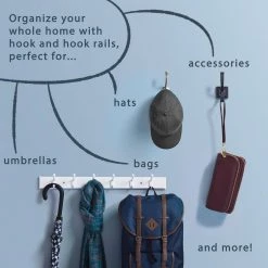 Home Decorators Collection 27 in. L Black Wire Hook Rail -Home Decorators Soldes flat black home decorators collection hooks r44044h fb u 1d 1000