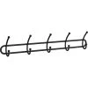 Home Decorators Collection 27 in. L Black Wire Hook Rail -Home Decorators Soldes flat black home decorators collection hooks r44044h fb u 64 1000