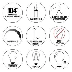 Home Decorators Collection Palermo Grove 31.88 in. 5-Light Black Gilded Iron Linear Farmhouse Chandelier -Home Decorators Soldes gilded iron with walnut wood home decorators collection chandeliers 7922hdc 40 1000