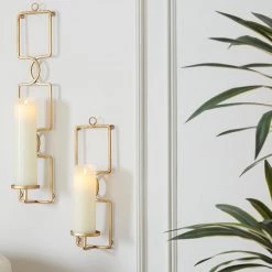 Home Decorators Collection Gold Metal Wall Sconce Candle Holder (Set of 2) 10 Home Decorators Collection Gold Metal Wall Sconce Candle Holder (Set of 2) -Home Decorators Soldes gold home decorators collection candle holders 13886 01hd 40 1000
