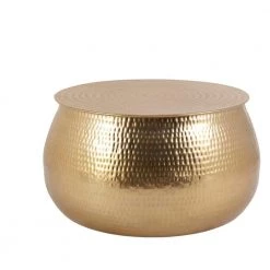 Home Decorators Collection Calluna 31 in. Gold Medium Round Metal Coffee Table with Lift Top -Home Decorators Soldes gold home decorators collection coffee tables dc19 6630 66 1000
