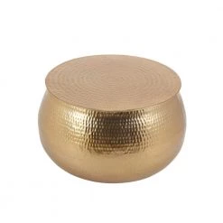 Home Decorators Collection Calluna 31 in. Gold Medium Round Metal Coffee Table with Lift Top -Home Decorators Soldes gold home decorators collection coffee tables dc19 6630 77 1000