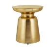 Home Decorators Collection Round Gold Metal Accent Table (16.5 in. W x 17.75 in. H) -Home Decorators Soldes gold home decorators collection end side tables dc16 96610 64 1000