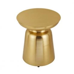 Home Decorators Collection Round Gold Metal Accent Table (16.5 in. W x 17.75 in. H) -Home Decorators Soldes gold home decorators collection end side tables dc16 96610 66 1000