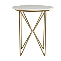 Home Decorators Collection Round Accent Table With Gold Finish Wire Base And Natural Marble Top -Home Decorators Soldes gold marble home decorators collection end side tables dc18 57756 1d 1000