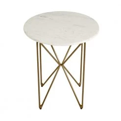 Home Decorators Collection Round Accent Table With Gold Finish Wire Base And Natural Marble Top -Home Decorators Soldes gold marble home decorators collection end side tables dc18 57756 66 1000