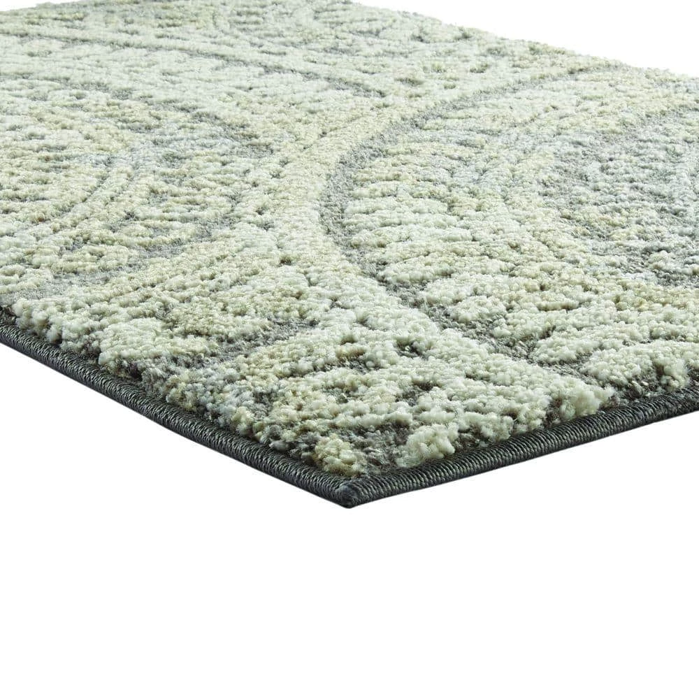 Home Decorators Collection Spiral Medallion Cool Gray Tones 8 ft. x 10 ft. Area Rug 8 Home Decorators Collection Spiral Medallion Cool Gray Tones 8 ft. x 10 ft. Area Rug - Image 6