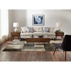 Home Decorators Collection Paramount Gray 7 ft. x 10 ft. Geometric Area Rug -Home Decorators Soldes gray home decorators collection area rugs 564194 e1 1000