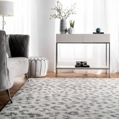 Home Decorators Collection Sebastian Leopard Print Gray 5 ft. x 8 ft. Area Rug -Home Decorators Soldes gray home decorators collection kids rugs rzbd61a 5075 c3 1000