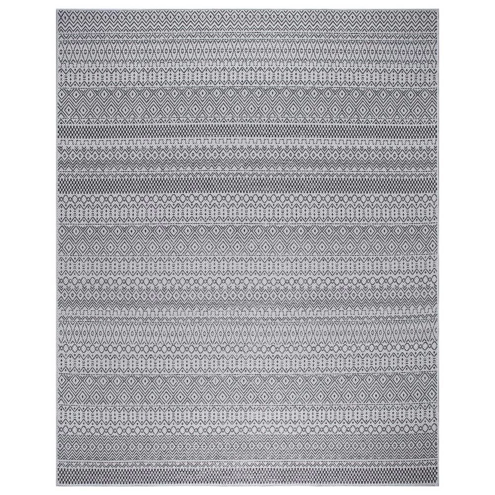 Home Decorators Collection Rhapsody Gray 8 ft. x 10 ft. Indoor/Outdoor Area Rug 3 Home Decorators Collection Rhapsody Gray 8 ft. x 10 ft. Indoor/Outdoor Area Rug