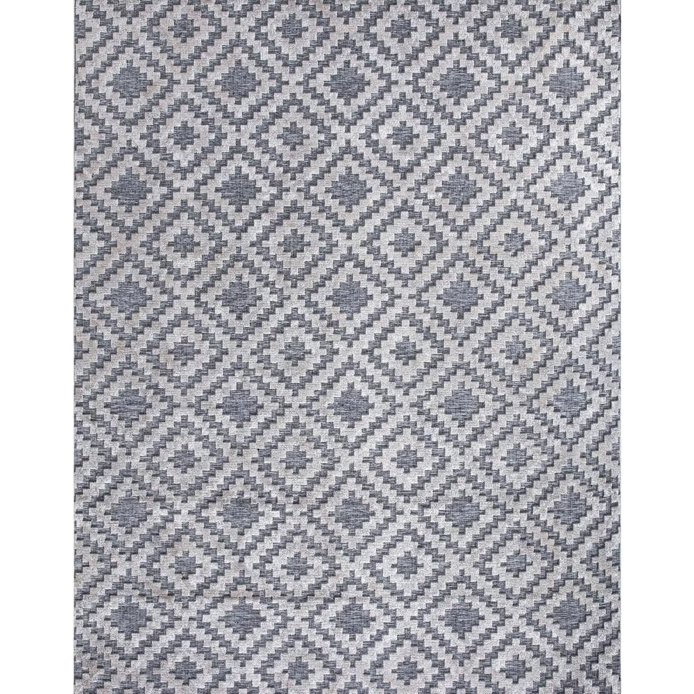 Home Decorators Collection Samba Square Gray 8 ft. x 10 ft. Indoor/Outdoor Area Rug 3 Home Decorators Collection Samba Square Gray 8 ft. x 10 ft. Indoor/Outdoor Area Rug