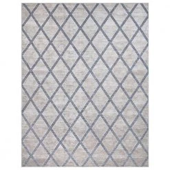 Home Decorators Collection Trellis Gray 8 ft. x 10 ft. Indoor/Outdoor Area Rug