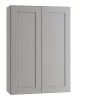 Home Decorators Collection Tremont Assembled 24 x 36 x 12 in. Plywood Shaker Wall Kitchen Cabinet Soft Close in Painted Pearl Gray -Home Decorators Soldes gray painted home decorators collection assembled kitchen cabinets w2436 tpg 64 1000