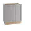 Home Decorators Collection Veiled Gray Plywood Shaker Stock Assembled Base Kitchen Cabinet Soft Close FH (27 in. x 34.5 in. x 24 in.) -Home Decorators Soldes gray thermofoil home decorators collection assembled kitchen cabinets b27fh wvg 64 1000