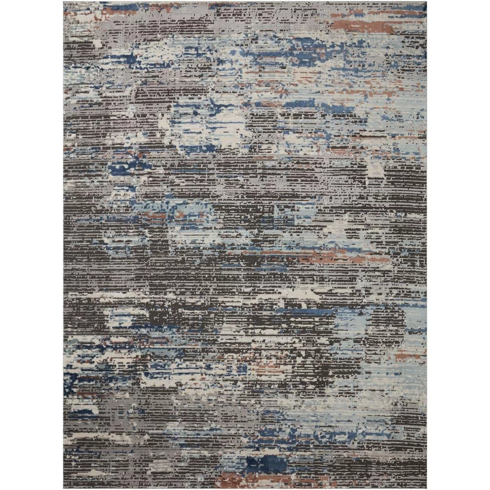 Home Decorators Collection Salene Grey/Grey 7 ft. 11 in. x 10 ft. 6 in. Abstract Polypropylene/Polyester Area Rug 3 Home Decorators Collection Salene Grey/Grey 7 ft. 11 in. x 10 ft. 6 in. Abstract Polypropylene/Polyester Area Rug