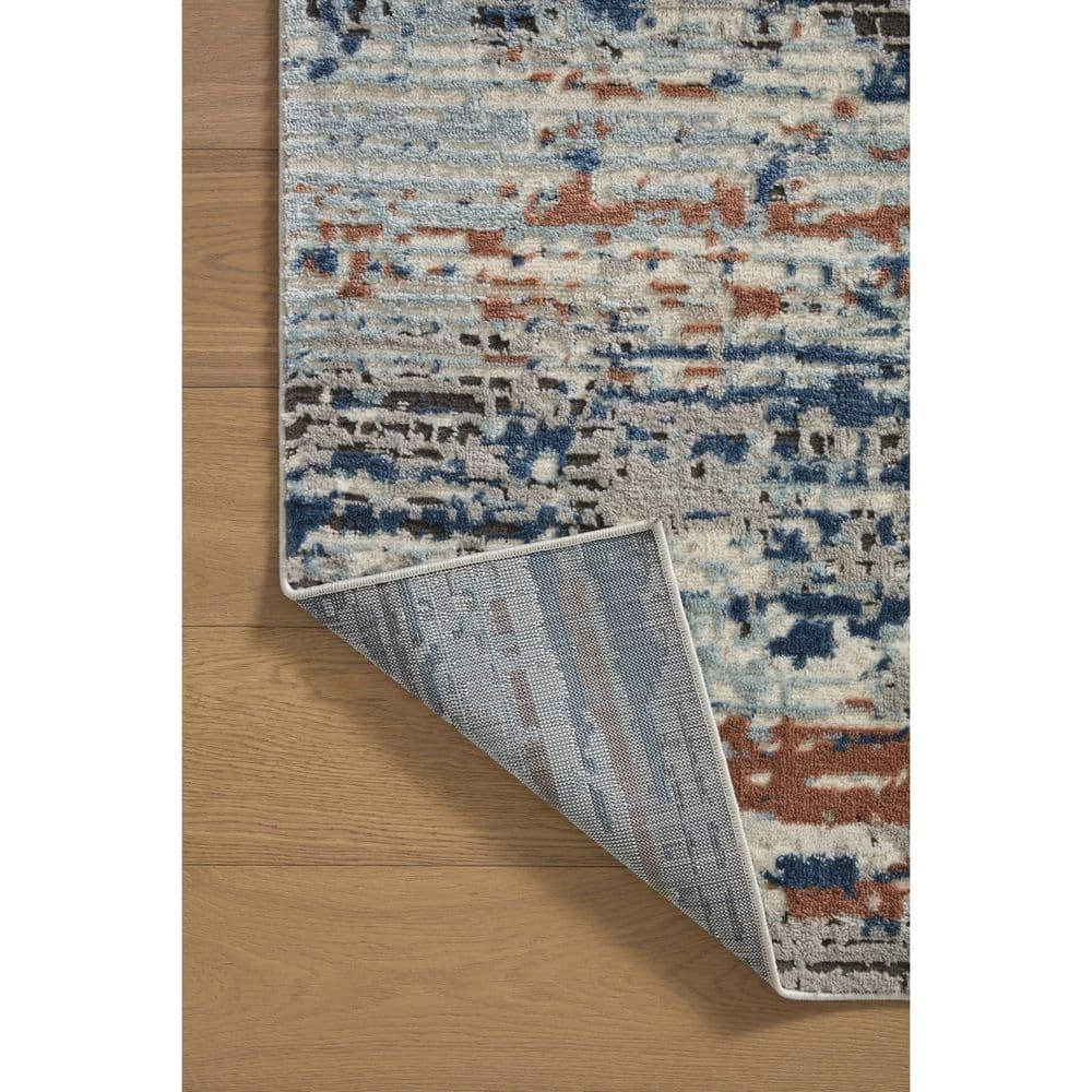 Home Decorators Collection Salene Grey/Grey 7 ft. 11 in. x 10 ft. 6 in. Abstract Polypropylene/Polyester Area Rug 6 Home Decorators Collection Salene Grey/Grey 7 ft. 11 in. x 10 ft. 6 in. Abstract Polypropylene/Polyester Area Rug - Image 4