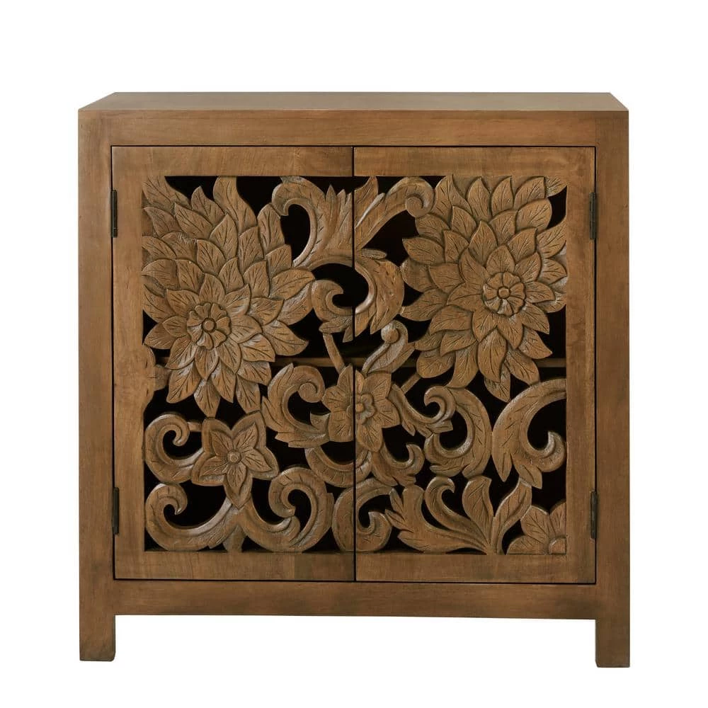 Home Decorators Collection Nadia Carved Haze Accent Cabinet with Solid Wood 3 Home Decorators Collection Nadia Carved Haze Accent Cabinet with Solid Wood