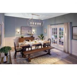 Home Decorators Collection Eldridge - Trestle Dining Bench in Haze -Home Decorators Soldes haze home decorators collection dining benches hd08 f01wd fa 1000