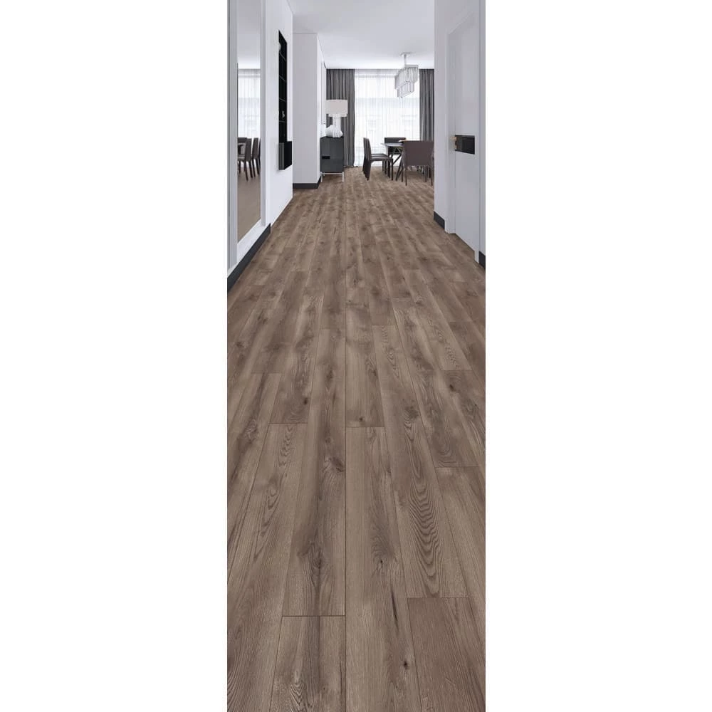 Home Decorators Collection Hillsburn Oak 12 mm T x 7.56 in. W Waterproof Laminate Wood Flooring (15.95 sq. ft./Case) 4 Home Decorators Collection Hillsburn Oak 12 mm T x 7.56 in. W Waterproof Laminate Wood Flooring (15.95 sq. ft./Case) - Image 2