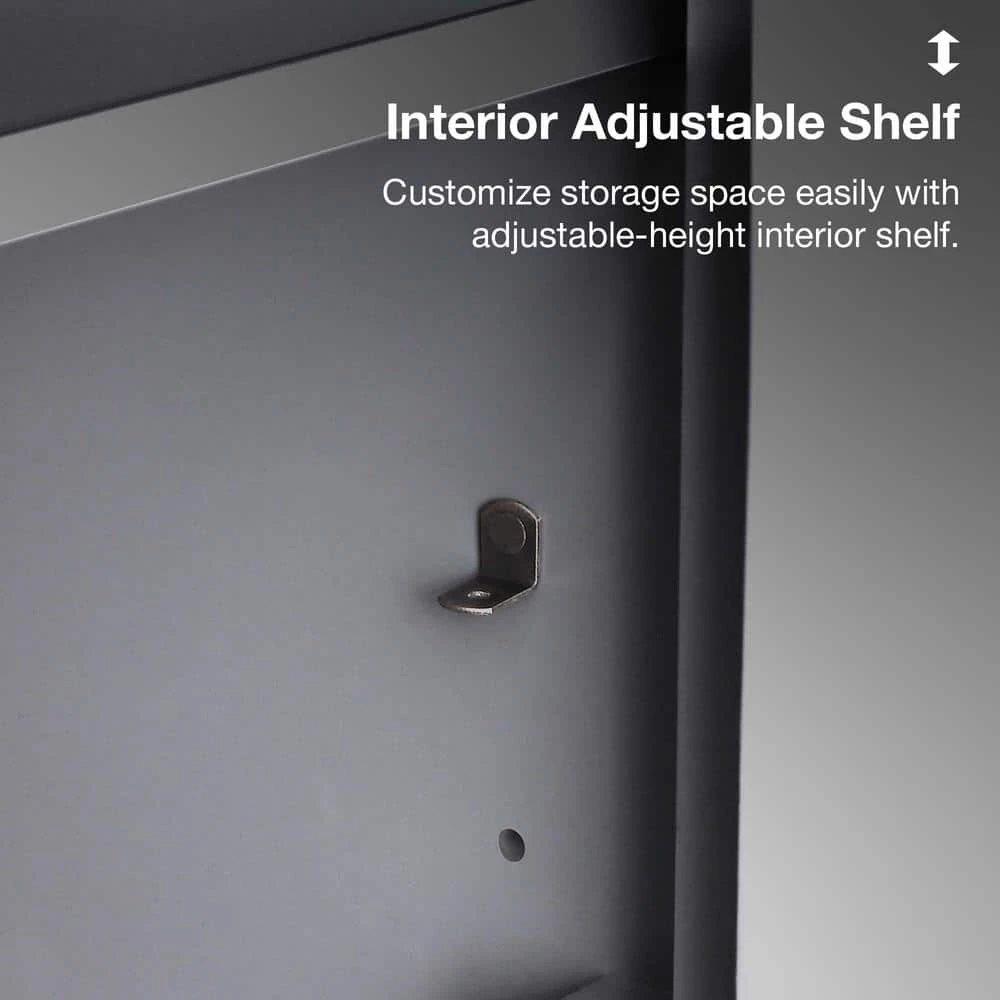 Home Decorators Collection Sonoma 24 in. W x 20 in. D x 34 in. H Bath Vanity in Pebble Gray with White Carrara Marble Top 12 Home Decorators Collection Sonoma 24 in. W x 20 in. D x 34 in. H Bath Vanity in Pebble Gray with White Carrara Marble Top - Image 10