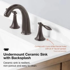 Home Decorators Collection Bellington 24 in. W x 22 in. D x 34.5 in. H Bath Vanity in Almond Toffee with White Engineered Stone Top 20 Home Decorators Collection Bellington 24 in. W x 22 in. D x 34.5 in. H Bath Vanity in Almond Toffee with White Engineered Stone Top -Home Decorators Soldes home decorators collection bathroom vanities with tops bellington 24 66 1000