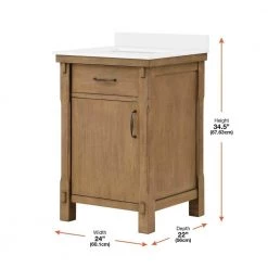 Home Decorators Collection Bellington 24 in. W x 22 in. D x 34.5 in. H Bath Vanity in Almond Toffee with White Engineered Stone Top 18 Home Decorators Collection Bellington 24 in. W x 22 in. D x 34.5 in. H Bath Vanity in Almond Toffee with White Engineered Stone Top -Home Decorators Soldes home decorators collection bathroom vanities with tops bellington 24 a0 1000
