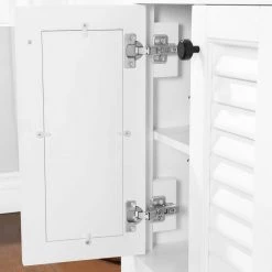 Home Decorators Collection Marksfield 24 in. W x 22 in. D Bath Vanity in White with Cultured Stone Vanity Top in White with White Basin -Home Decorators Soldes home decorators collection bathroom vanities with tops marksfield 24w 66 1000