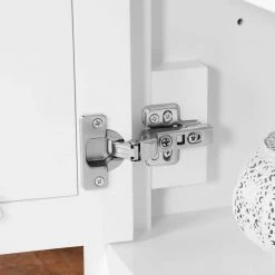 Home Decorators Collection Marksfield 24 in. W x 22 in. D Bath Vanity in White with Cultured Stone Vanity Top in White with White Basin -Home Decorators Soldes home decorators collection bathroom vanities with tops marksfield 24w 76 1000