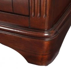 Home Decorators Collection Terryn 31 in. W x 35 in. H x 20 in. D Vanity in Cherry with Granite Vanity Top in Beige with White Basin -Home Decorators Soldes home decorators collection bathroom vanities with tops md v1218 1f 1000