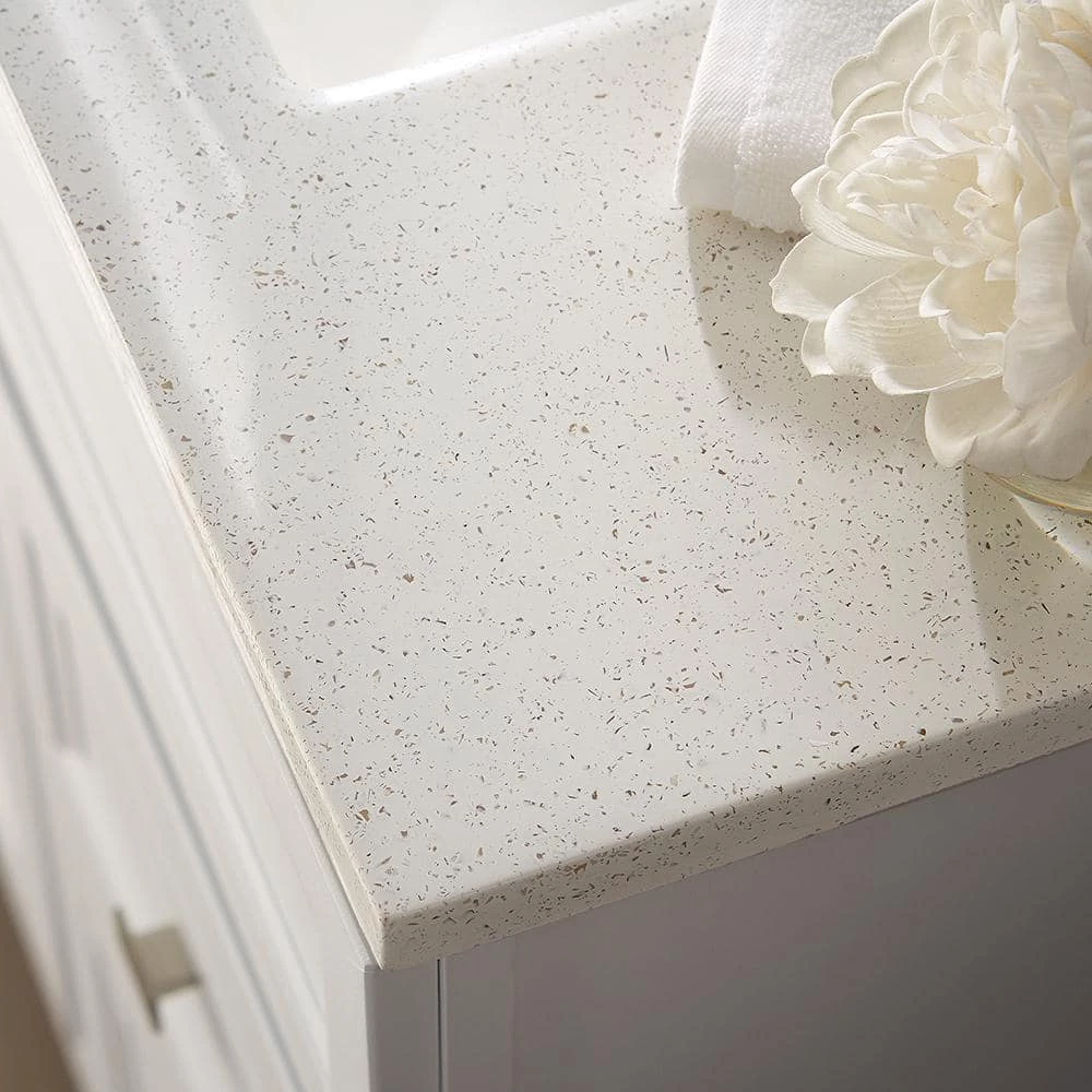 Home Decorators Collection Sedgewood 36-1/2 in. Configurable Bath Vanity in White with Solid Surface Top in Arctic with White Sink 9 Home Decorators Collection Sedgewood 36-1/2 in. Configurable Bath Vanity in White with Solid Surface Top in Arctic with White Sink - Image 7