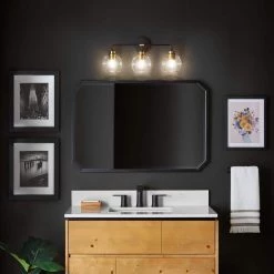 Home Decorators Collection Ventford Reclaimed 36 in. Bath Vanity in Brushed Light Oak with Artificial Carrara Vanity Top with White Basin -Home Decorators Soldes home decorators collection bathroom vanities with tops va wg0501 a0 1000