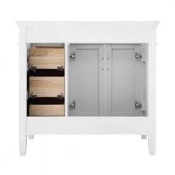 Home Decorators Collection Ashburn 36 in. W x 21.75 in. D Vanity Cabinet in White 16 Home Decorators Collection Ashburn 36 in. W x 21.75 in. D Vanity Cabinet in White -Home Decorators Soldes home decorators collection bathroom vanities without tops aswa3621dl 1d 1000